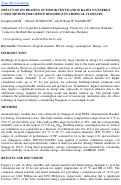 Cover page: Impact of increasing outdoor ventilation rates on energy consumption for office buildings in tropical climates