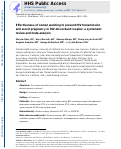 Cover page: Effectiveness of semen washing to prevent human immunodeficiency virus (HIV) transmission and assist pregnancy in HIV-discordant couples: a systematic review and meta-analysis