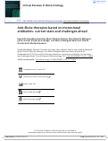 Cover page: Anti-Ebola therapies based on monoclonal antibodies: current state and challenges ahead