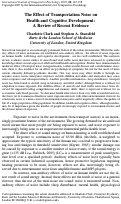 Cover page: The Effect of Transportation Noise on Health and Cognitive Development:A Review of Recent Evidence