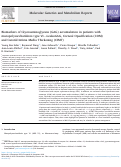 Cover page: Biomarkers of Glycosaminoglycans (GAG) accumulation in patients with mucopolysaccharidosis type VI-LeukoGAG, Corneal Opacification (COM) and Carotid Intima Media Thickening (CIMT).