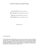 Cover page: Corporate Tax Aggressiveness and Insider Trading