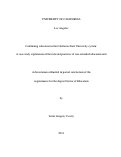 Cover page: Continuing education in the California State University system: A case study exploration of the role and practices of one extended education unit