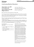 Cover page: Association of LIPC and advanced age-related macular degeneration