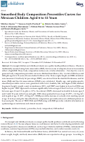 Cover page: Smoothed Body Composition Percentiles Curves for Mexican Children Aged 6 to 12 Years