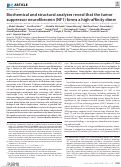 Cover page: Biochemical and structural analyses reveal that the tumor suppressor neurofibromin (NF1) forms a high-affinity dimer