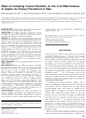 Cover page: Effect of Including Cancer Mortality on the Cost-Effectiveness of Aspirin for Primary Prevention in Men