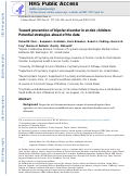 Cover page: Toward prevention of bipolar disorder in at-risk children: Potential strategies ahead of the data