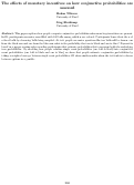 Cover page: The effects of monetary incentives on how conjunctive probabilities are assessed