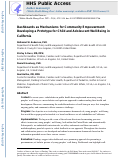 Cover page: Dashboards as Mechanisms for Community Empowerment: Developing a Prototype for Child and Adolescent Well-being in California.