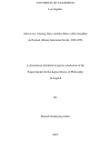 Cover page: Alien Love: Passing, Race, and the Ethics of the Neighbor in Postwar African American Novels, 1945-1956