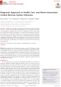 Cover page: Diagnostic Approach to Health Care- and Device-Associated Central Nervous System Infections