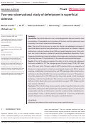 Cover page: Two‐year observational study of deferiprone in superficial siderosis