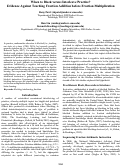 Cover page: When to Block versus Interleave Practice?Evidence Against Teaching Fraction Addition before Fraction Multiplication