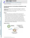 Cover page: Emerging Approaches to Functionalizing Cell Membrane-Coated Nanoparticles