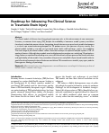 Cover page: Roadmap for Advancing Pre-Clinical Science in Traumatic Brain Injury