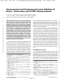 Cover page: Nanosecond and femtosecond laser ablation of brass: Particulate and ICPMS 
measurements