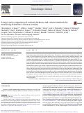 Cover page: A large-scale comparison of cortical thickness and volume methods for measuring Alzheimer's disease severity