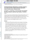 Cover page: Antiretroviral Therapy With Efavirenz Accentuates Pregnancy‐Associated Reduction of Dihydroartemisinin‐Piperaquine Exposure During Malaria Chemoprevention