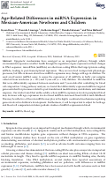 Cover page: Age-Related Differences in miRNA Expression in Mexican-American Newborns and Children