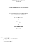 Cover page: Toward a More Honest Public Reason Liberalism