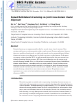 Cover page: Robust Multi-Network Clustering Via Joint Cross-Domain Cluster Alignment