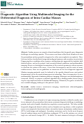 Cover page: Diagnostic Algorithm Using Multimodal Imaging for the Differential Diagnosis of Intra-Cardiac Masses.