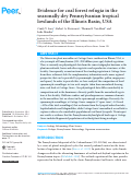 Cover page: Evidence for coal forest refugia in the seasonally dry Pennsylvanian tropical lowlands of the Illinois Basin, USA