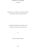 Cover page: Silencing, Erasure, and Stigma of Sexual Minority Identity: Heteronormative Bias in Rural School Climate