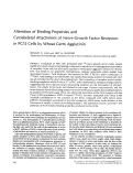 Cover page: Alteration of binding properties and cytoskeletal attachment of nerve growth factor receptors in PC12 cells by wheat germ agglutinin.