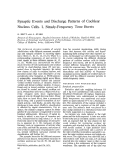 Cover page: Synaptic events and discharge patterns of cochlear nucleus cells. I. Steady-frequency tone bursts