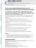 Cover page: The Association Between Protein Intake by Source and Osteoporotic Fracture in Older Men: A Prospective Cohort Study