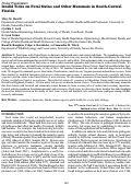 Cover page: Ixodid Ticks on Feral Swine and Other Mammals in South-Central Florida