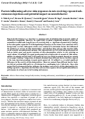 Cover page: Factors influencing adverse skin responses in rats receiving repeated subcutaneous injections and potential impact on neurobehavior.