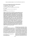 Cover page: On the use of hydrocarbons for the determination of tropospheric OH concentrations