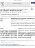 Cover page: Laparoscopic compared to open approach for distal gastrectomy may reduce pneumonia risk for patients with gastric cancer.