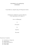 Cover page: Causal Inference Using Boosting in IV Regression Models