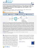 Cover page: Protein Nanoparticle-Mediated Delivery of Recombinant Influenza Hemagglutinin Enhances Immunogenicity and Breadth of the Antibody Response