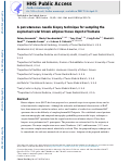 Cover page: A percutaneous needle biopsy technique for sampling the supraclavicular brown adipose tissue depot of humans