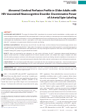 Cover page: Abnormal Cerebral Perfusion Profile in Older Adults with HIV-Associated Neurocognitive Disorder: Discriminative Power of Arterial Spin-Labeling.