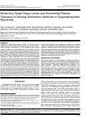 Cover page: Enhancing Target Tissue Levels and Diminishing Plasma Clearance of Ionizing Zwitterionic Antidotes in Organophosphate Exposures.