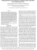 Cover page: Studying the Effect of Oral Transmission on Melodic Structure using Online Iterated Singing Experiments