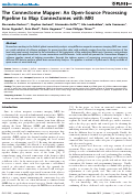 Cover page: The Connectome Mapper: An Open-Source Processing Pipeline to Map Connectomes with MRI