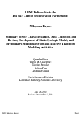 Cover page: Milestone Report: Summary of Site Characterization, Data Collection and Review, Development of Static Geologic Model, and Preliminary Multiphase Flow and Reactive Transport Modeling Activities