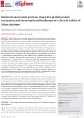 Cover page: Nucleoid-associated proteins shape the global protein occupancy and transcriptional landscape of a clinical isolate of Vibrio cholerae.