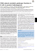 Cover page: PON2 subverts metabolic gatekeeper functions in B cells to promote leukemogenesis