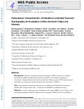 Cover page: Performance characteristics of vibration‐controlled transient elastography for evaluation of nonalcoholic fatty liver disease