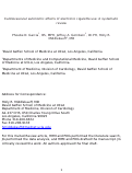 Cover page: Cardiovascular autonomic effects of electronic cigarette use: a systematic review