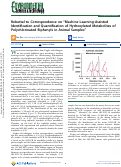 Cover page: Rebuttal to Correspondence on “Machine Learning-Assisted Identification and Quantification of Hydroxylated Metabolites of Polychlorinated Biphenyls in Animal Samples”