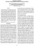 Cover page: Expecting a Surprise? The Effect of Expectations on Perceived Surprise in Stories